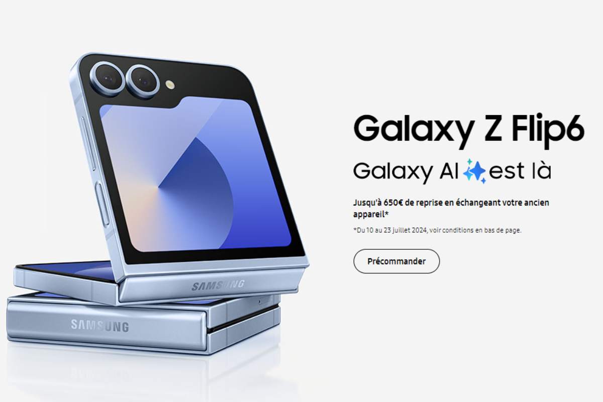 Les Galaxy Z Flip 6 et Z Fold 6